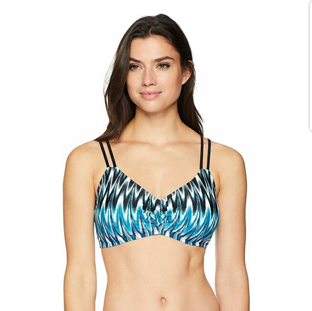 NWOT Coastal Blue bikini top